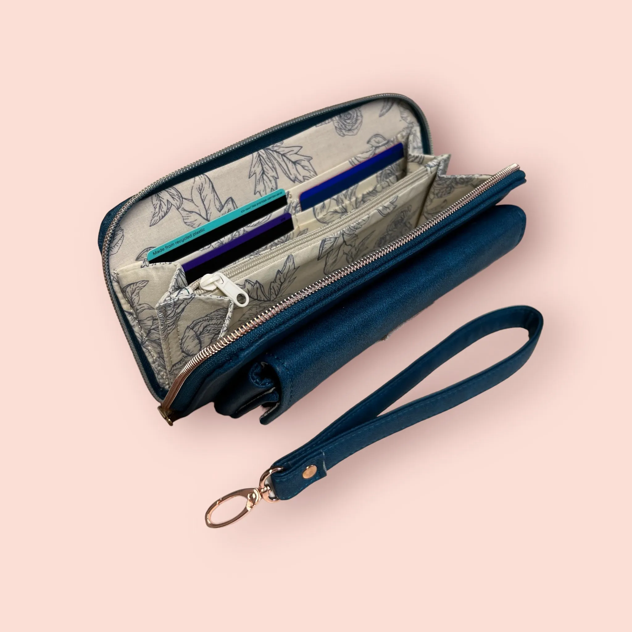 Long Wallet with phone pouch