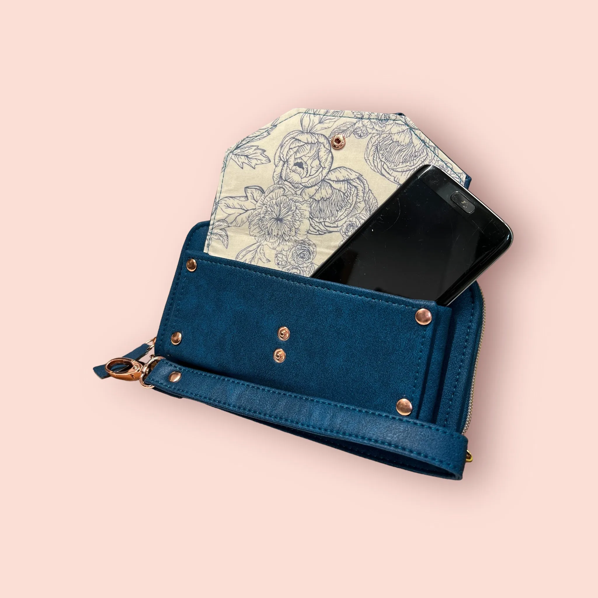 Long Wallet with phone pouch