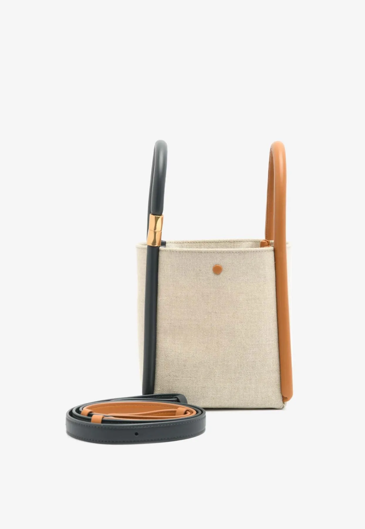 Lotus 14 Canvas Top Handle Bag