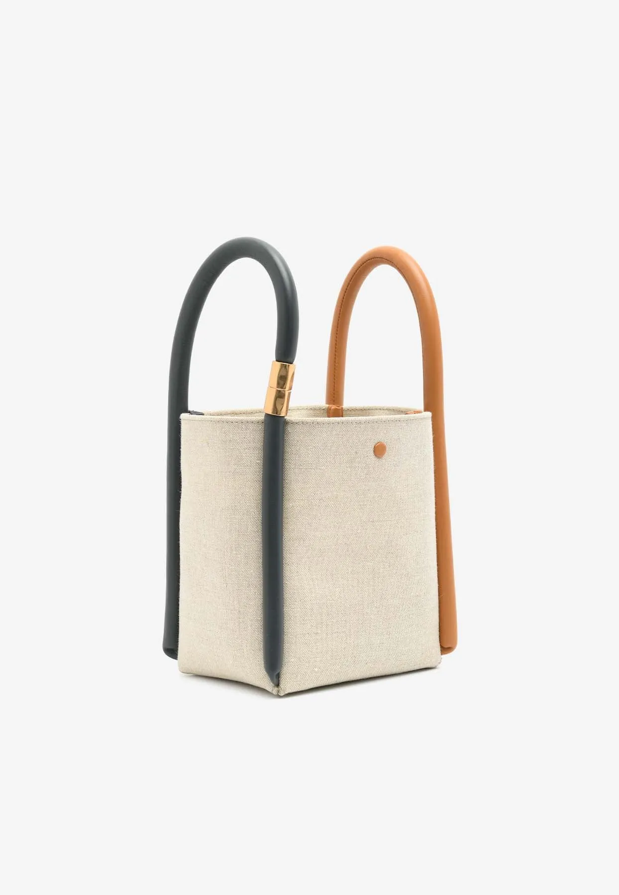 Lotus 14 Canvas Top Handle Bag