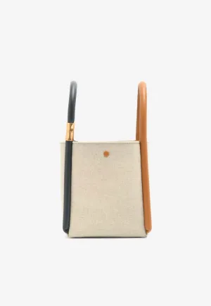 Lotus 14 Canvas Top Handle Bag