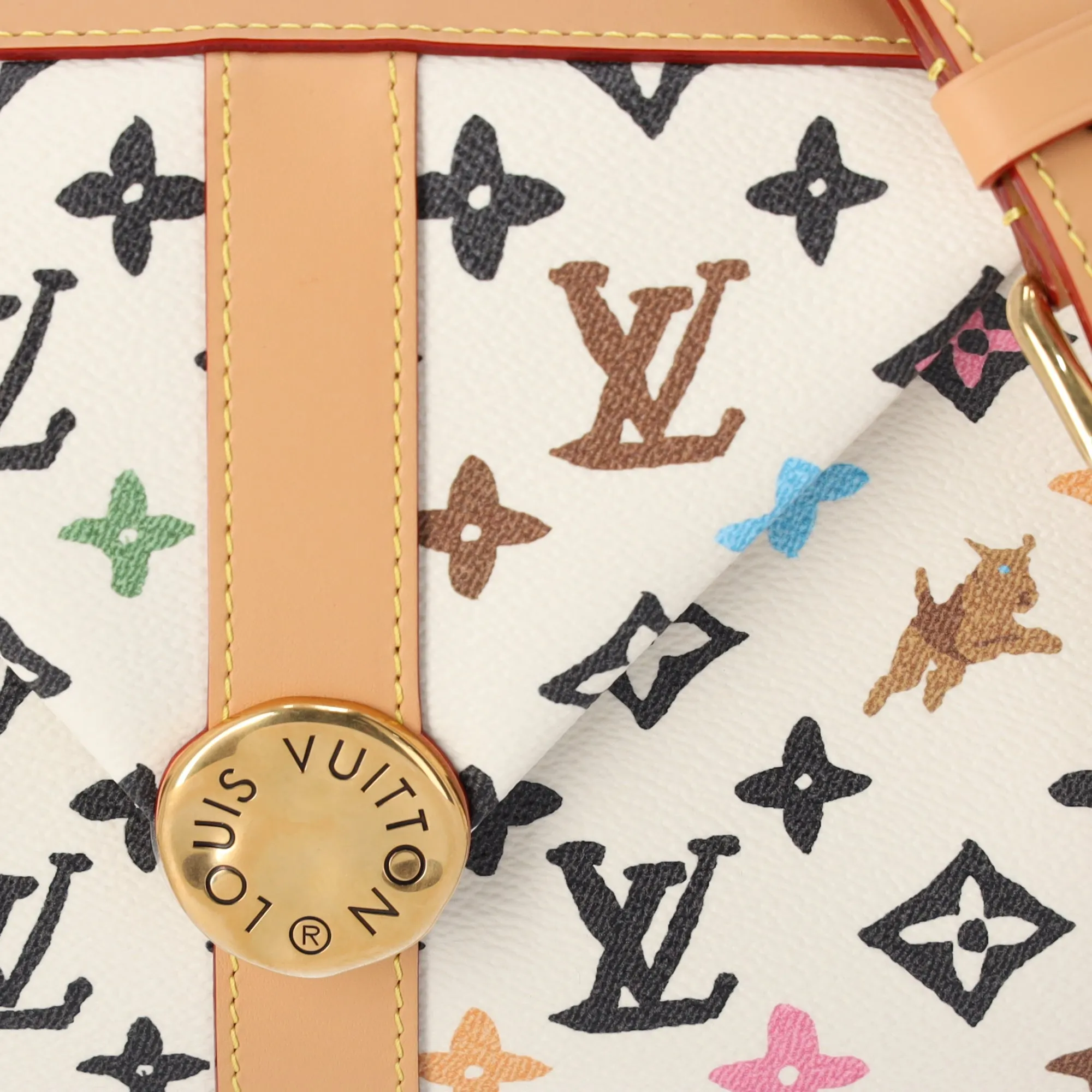 Louis Vuitton by Tyler Craggy Envelope Messenger Cream Monogram Limited Edition