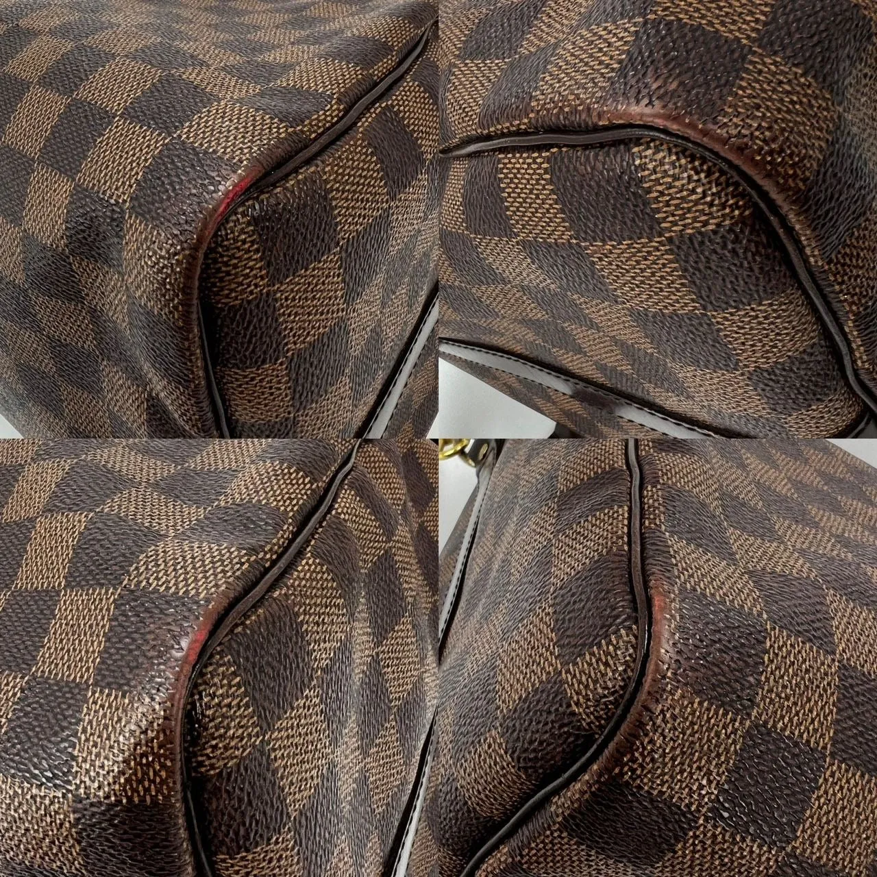 Louis Vuitton Damier Ebene Speedy Bandouliere 35 Shoulder Bag