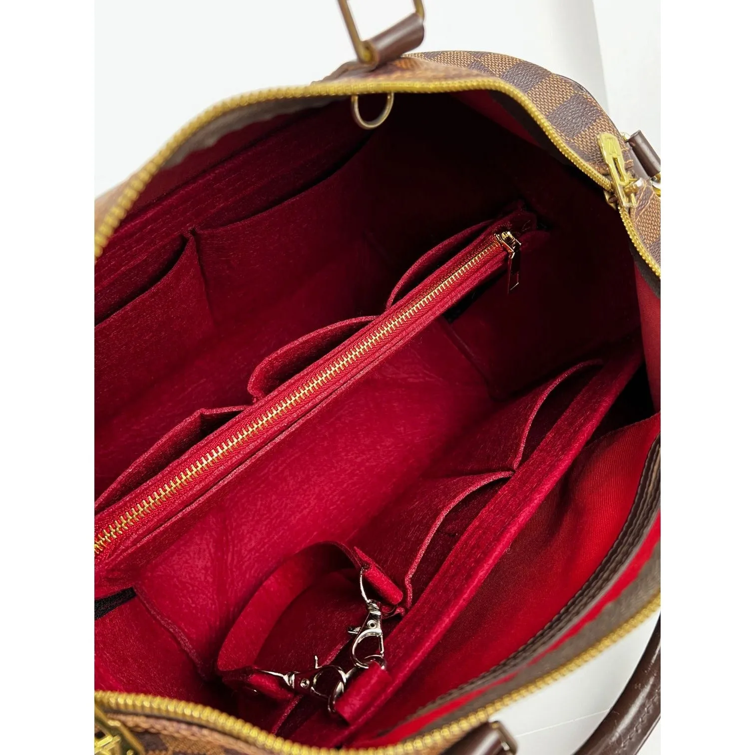 Louis Vuitton Damier Ebene Speedy Bandouliere 35 Shoulder Bag