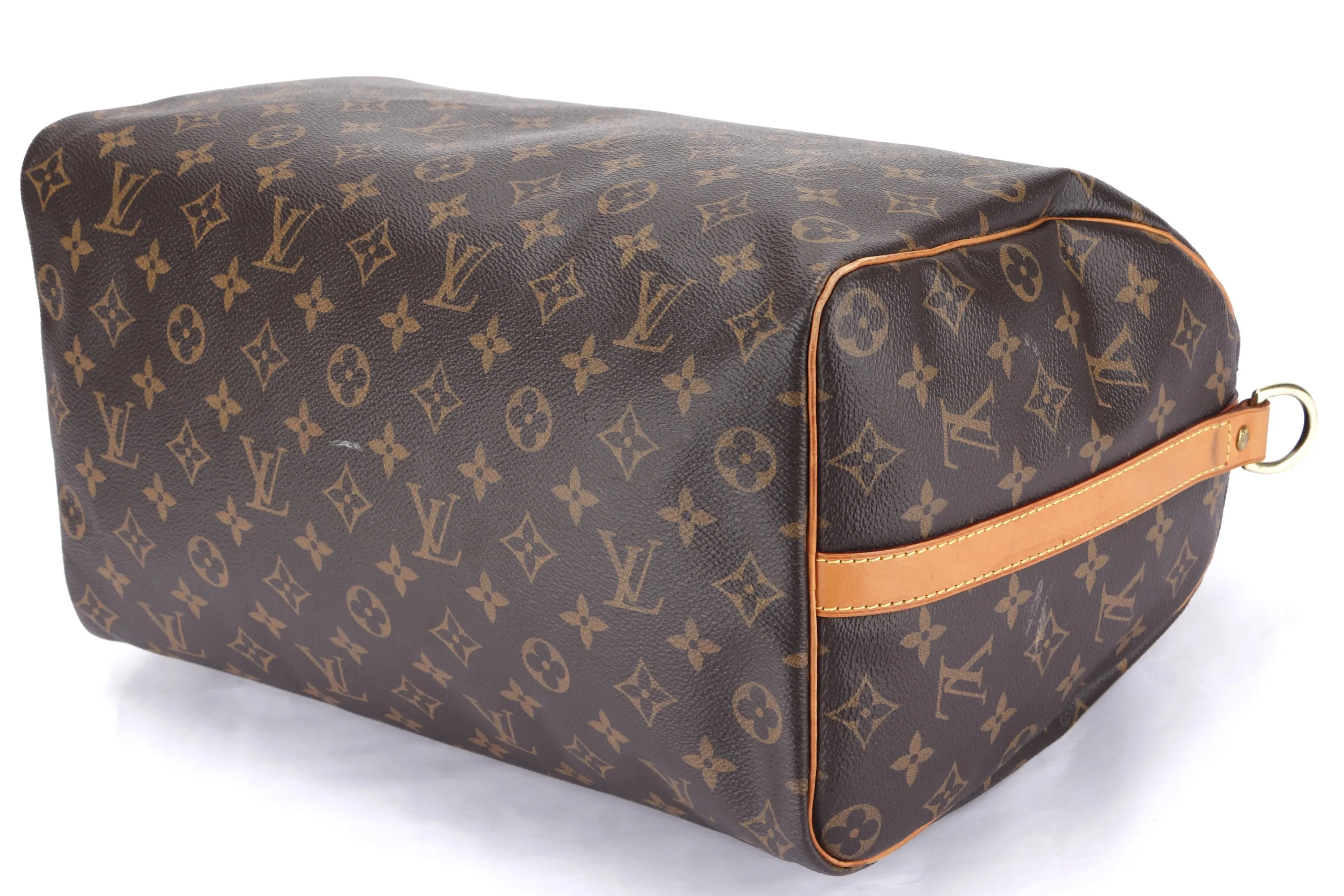 LOUIS VUITTON M40392 SPEEDY BONDOULIERE 35 (RI1176) MONOGRAM CANVAS GOLD HARDWARE, WITH KEYS & LOCK, NO STRAP & DUST COVER
