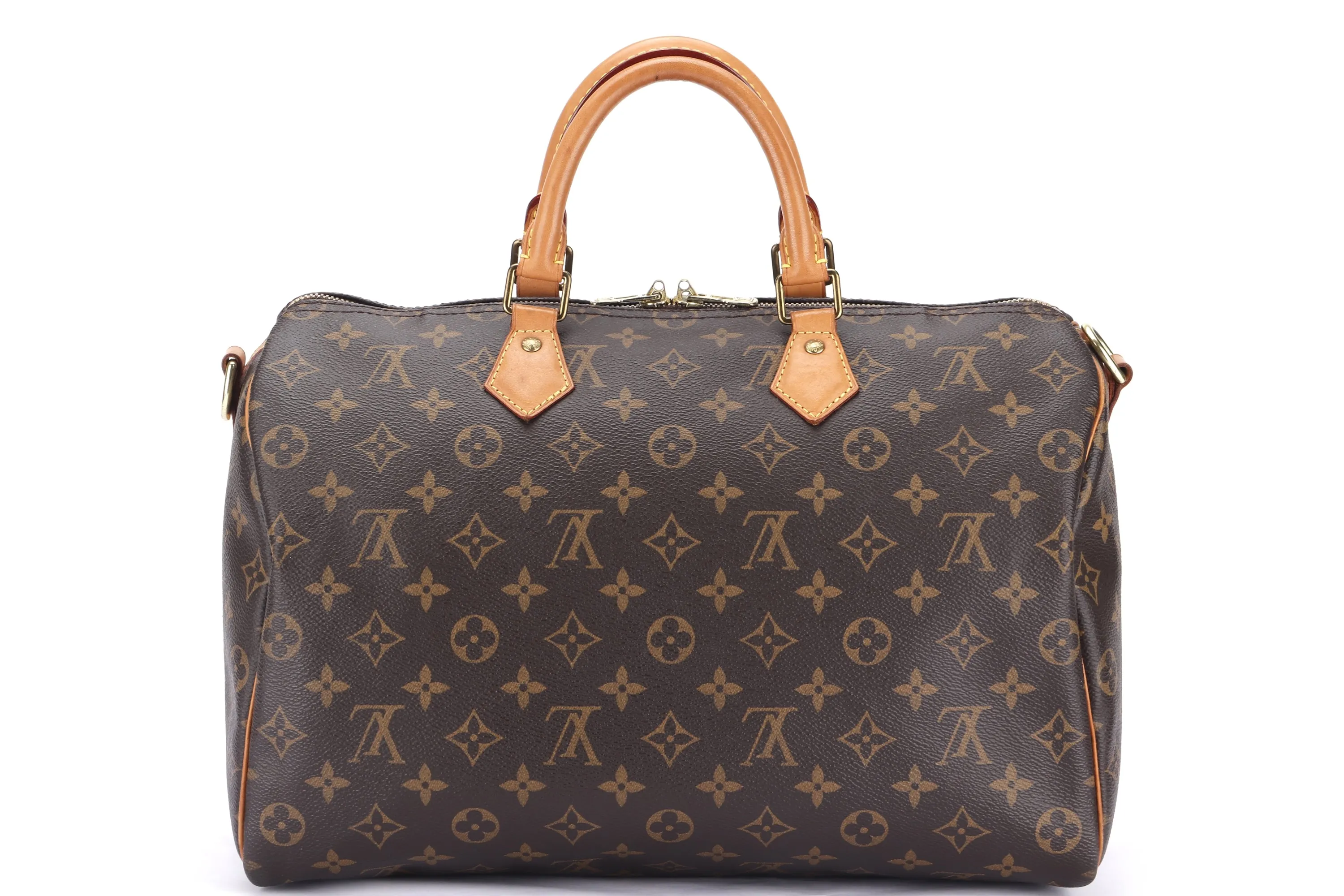 LOUIS VUITTON M40392 SPEEDY BONDOULIERE 35 (RI1176) MONOGRAM CANVAS GOLD HARDWARE, WITH KEYS & LOCK, NO STRAP & DUST COVER