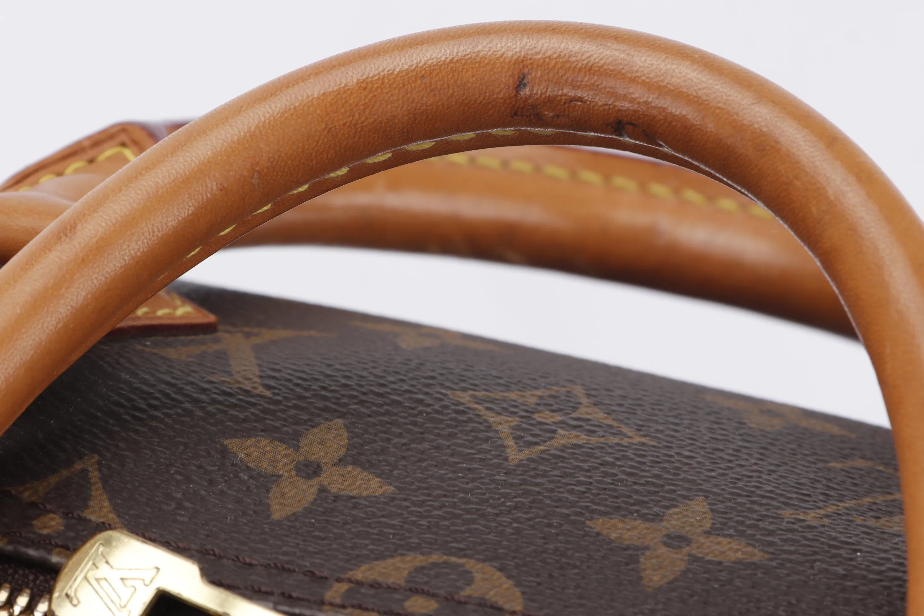 LOUIS VUITTON M40392 SPEEDY BONDOULIERE 35 (RI1176) MONOGRAM CANVAS GOLD HARDWARE, WITH KEYS & LOCK, NO STRAP & DUST COVER