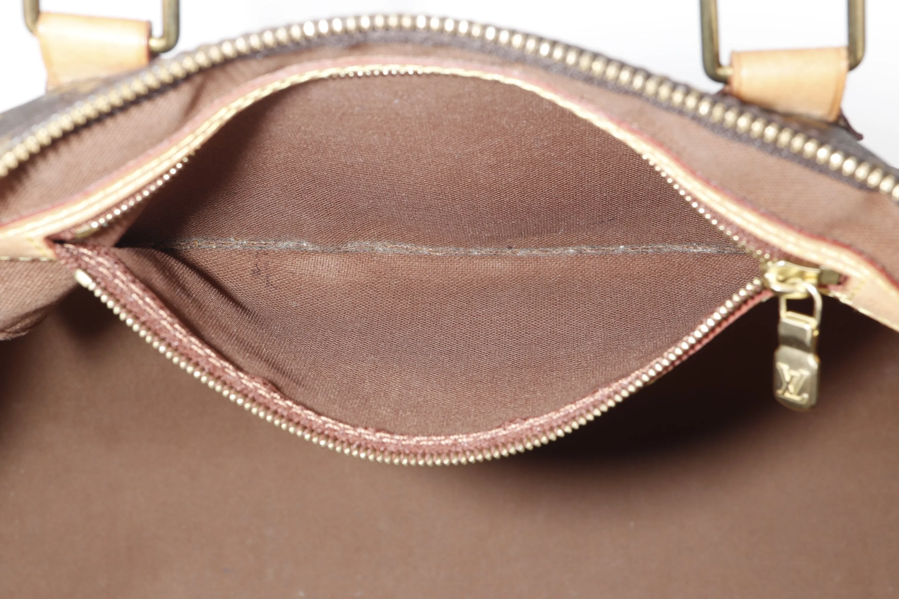 LOUIS VUITTON M40392 SPEEDY BONDOULIERE 35 (RI1176) MONOGRAM CANVAS GOLD HARDWARE, WITH KEYS & LOCK, NO STRAP & DUST COVER