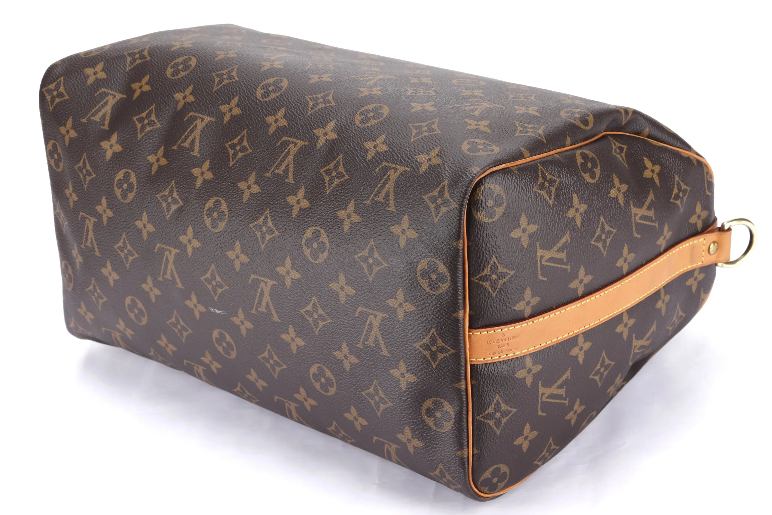 LOUIS VUITTON M40392 SPEEDY BONDOULIERE 35 (RI1176) MONOGRAM CANVAS GOLD HARDWARE, WITH KEYS & LOCK, NO STRAP & DUST COVER