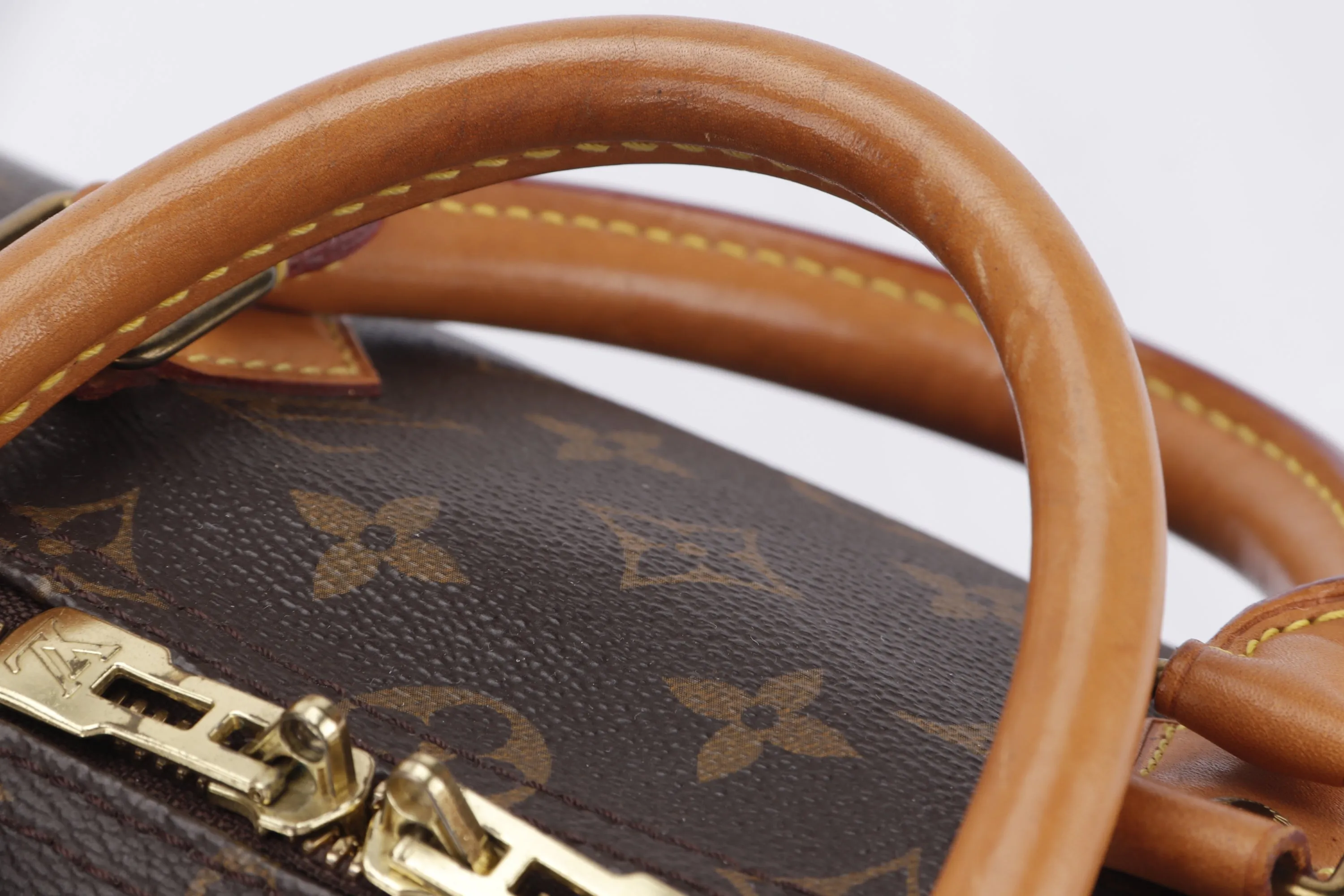 LOUIS VUITTON M40392 SPEEDY BONDOULIERE 35 (RI1176) MONOGRAM CANVAS GOLD HARDWARE, WITH KEYS & LOCK, NO STRAP & DUST COVER