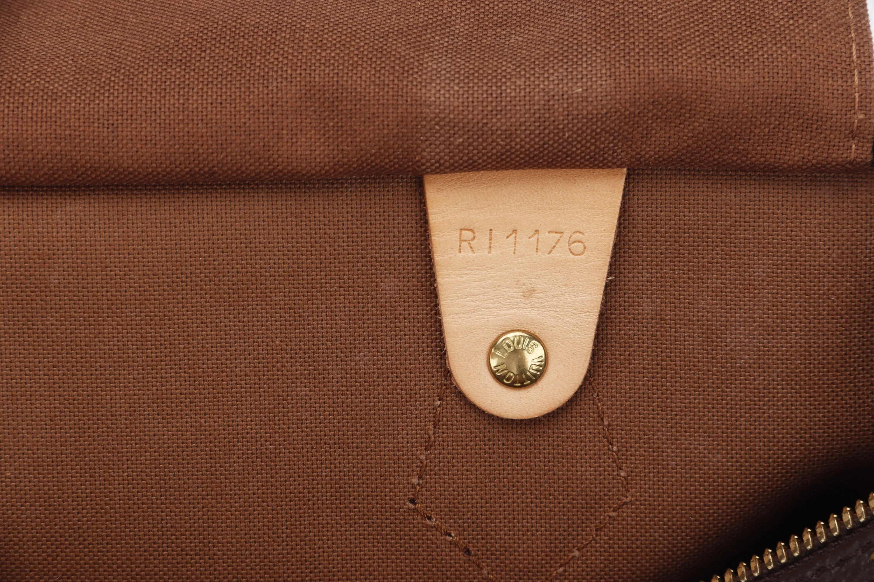 LOUIS VUITTON M40392 SPEEDY BONDOULIERE 35 (RI1176) MONOGRAM CANVAS GOLD HARDWARE, WITH KEYS & LOCK, NO STRAP & DUST COVER
