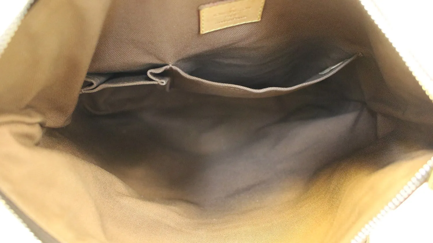 LOUIS VUITTON Monogram Brown Odeon MM Shoulder Bag