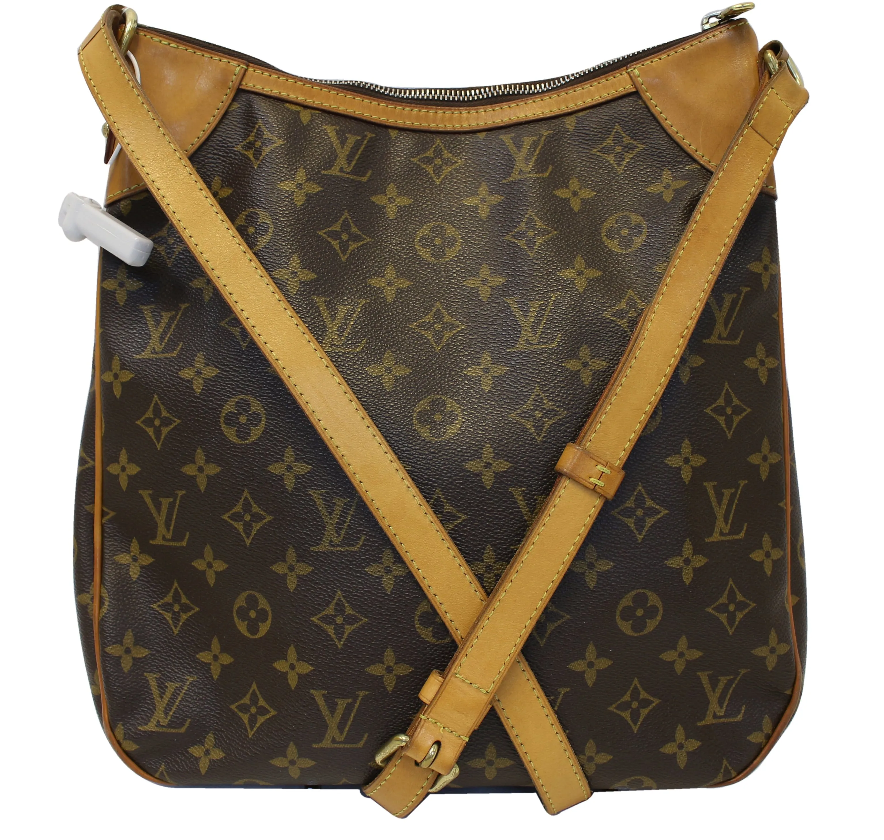LOUIS VUITTON Monogram Brown Odeon MM Shoulder Bag