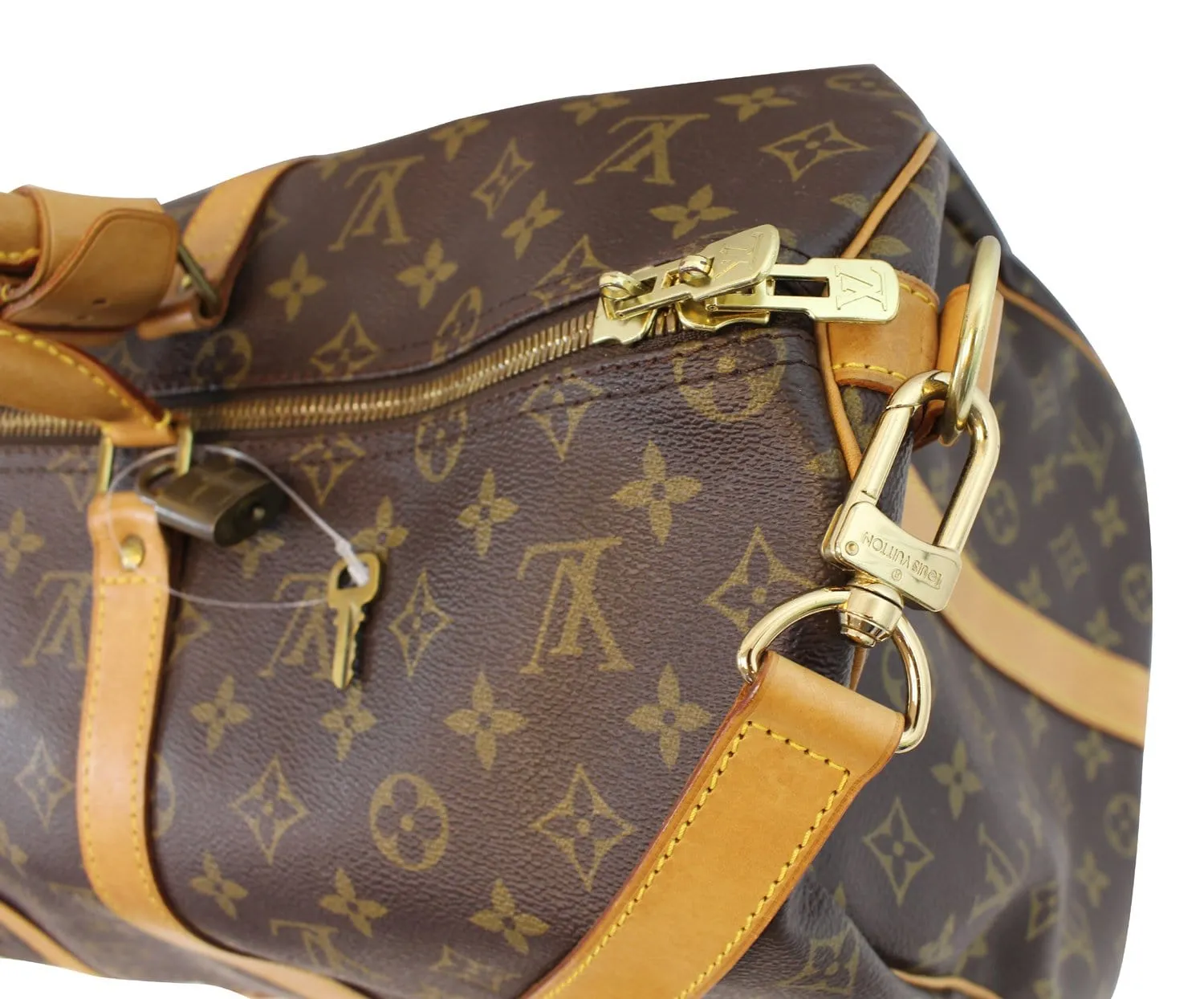 LOUIS VUITTON Monogram Canvas Keepall Bandouliere 50 Bag