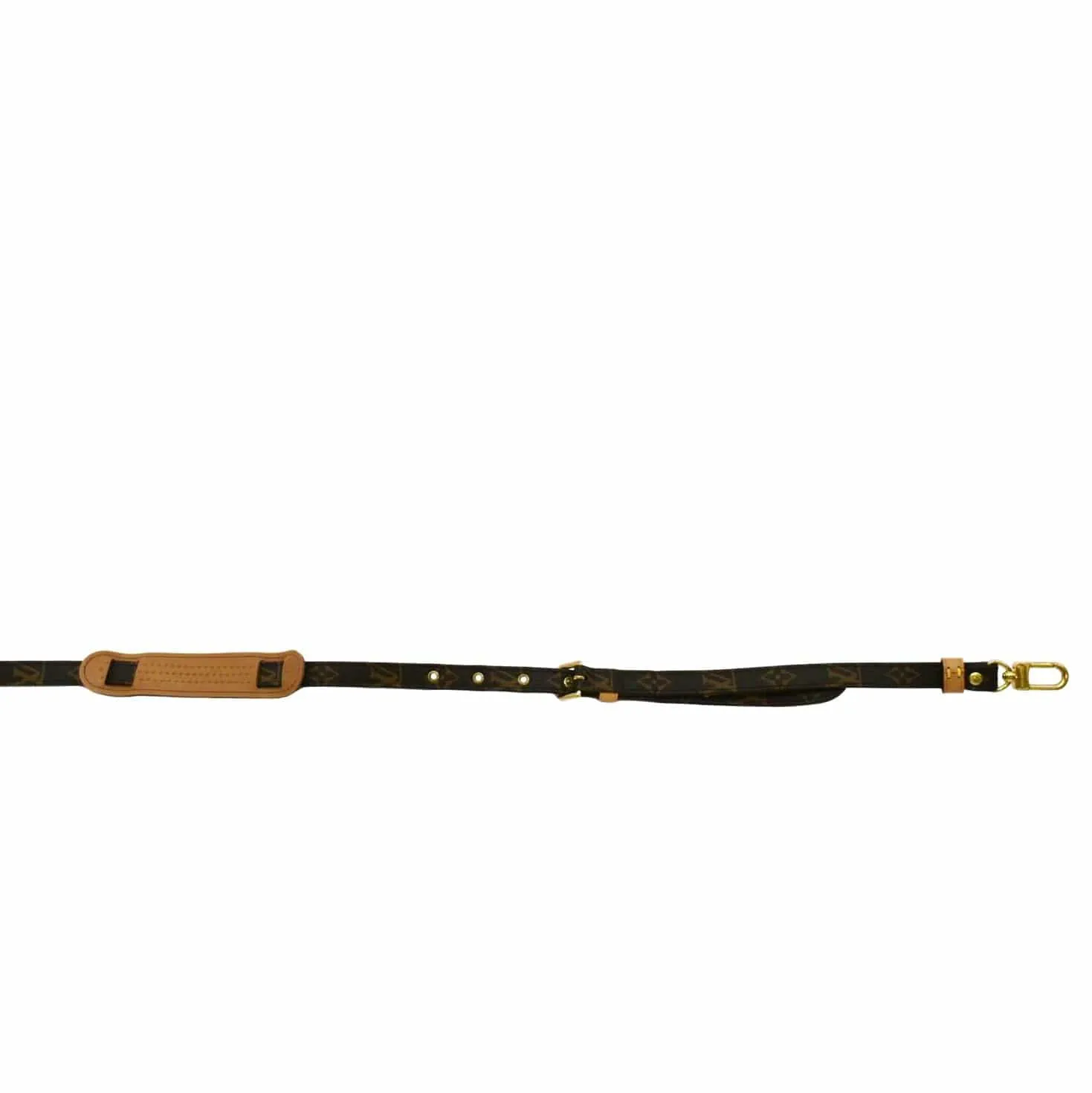 LOUIS VUITTON Monogram Canvas Shoulder Strap Brown
