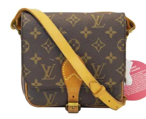 LOUIS VUITTON Monogram Cartouchiere Mini Shoulder Bag