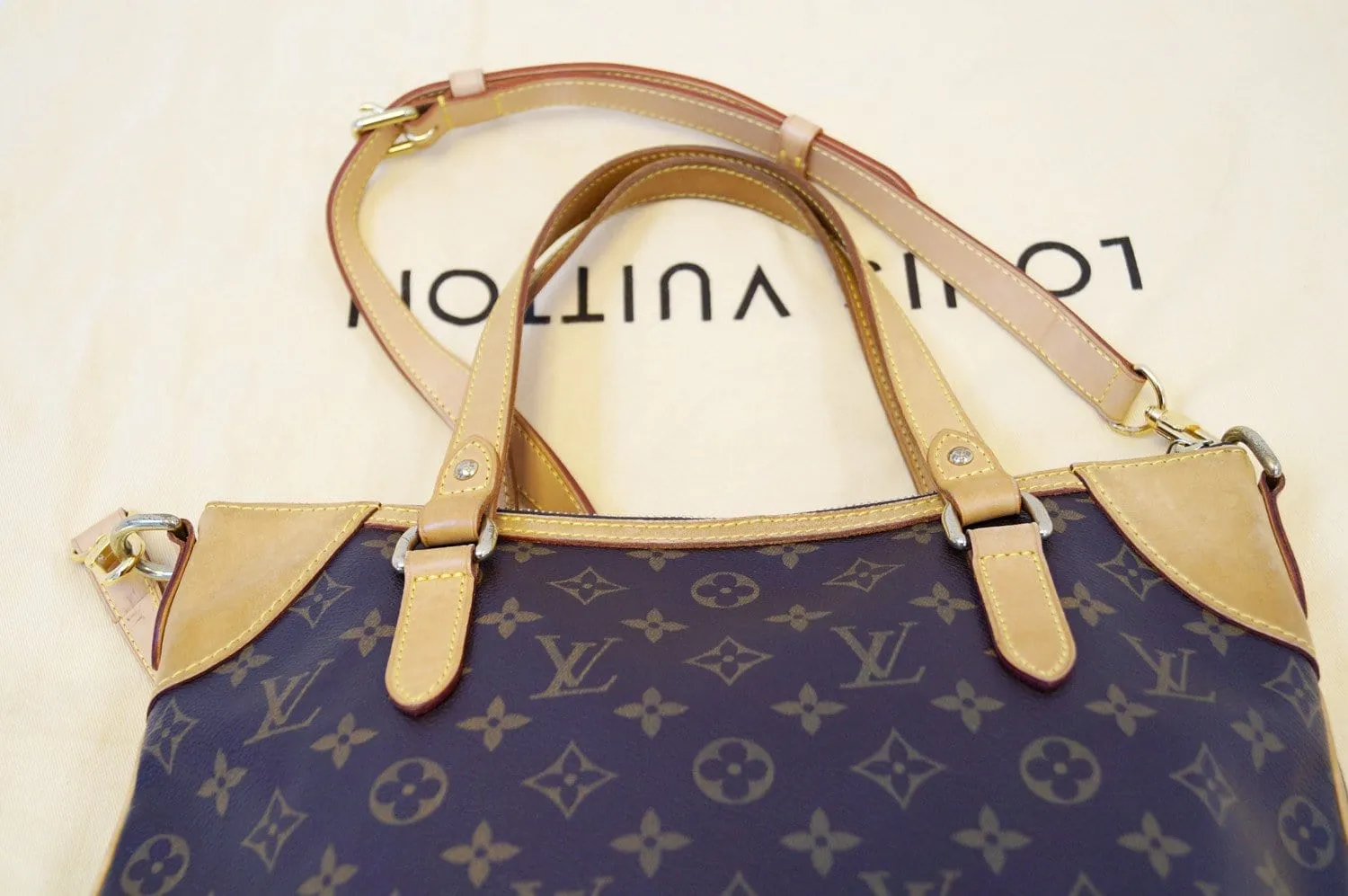 LOUIS VUITTON Monogram Odeon GM Shoulder Bag