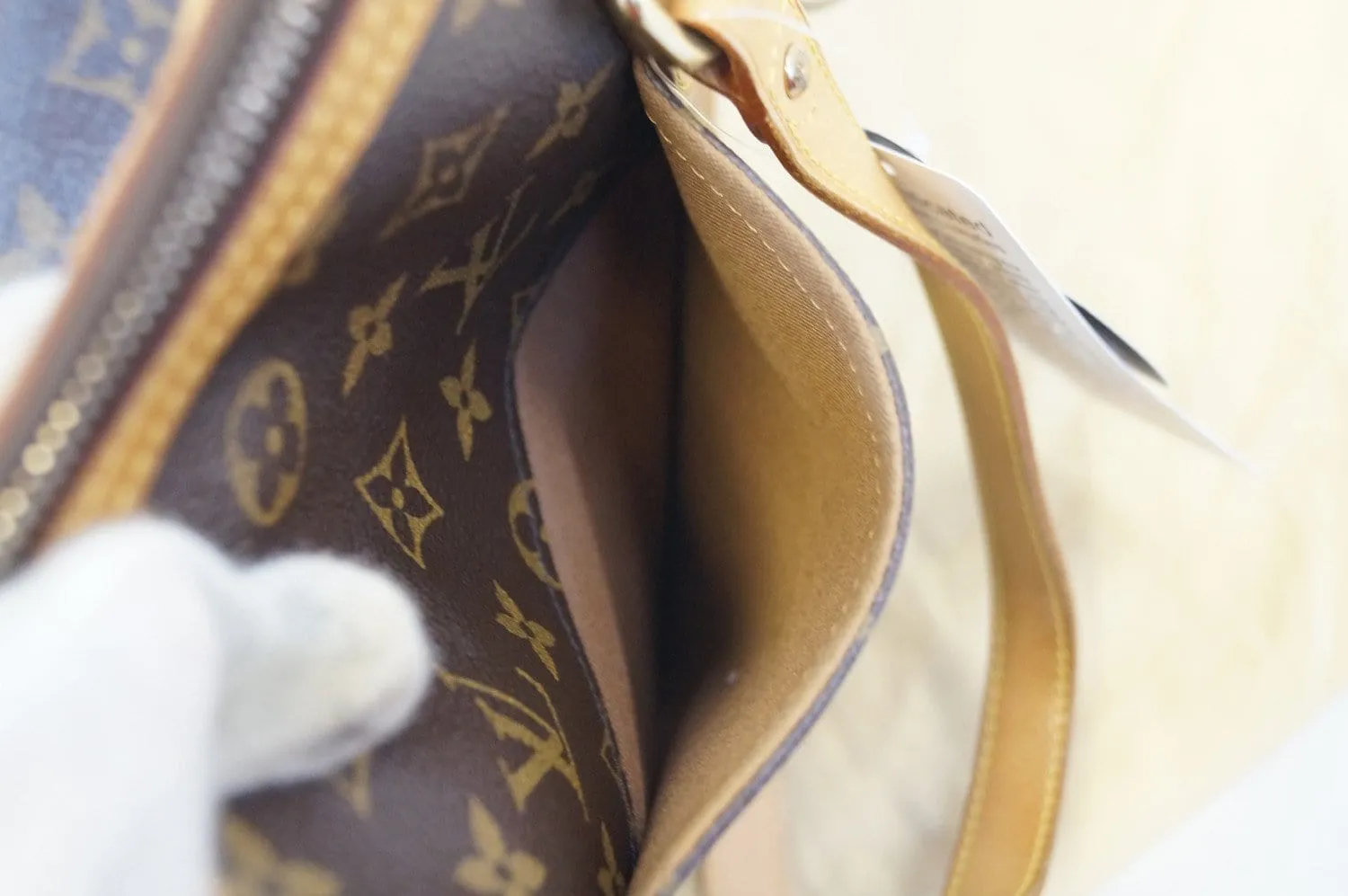 LOUIS VUITTON Monogram Odeon GM Shoulder Bag