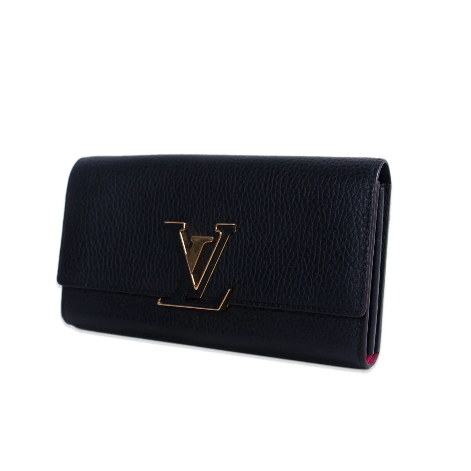 Louis Vuitton Noir Capucines Wallet
