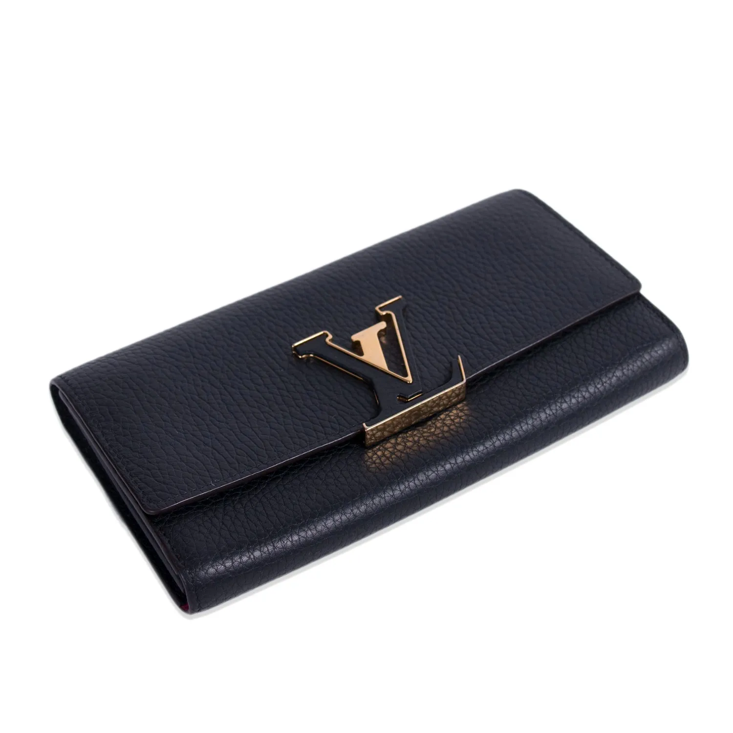 Louis Vuitton Noir Capucines Wallet