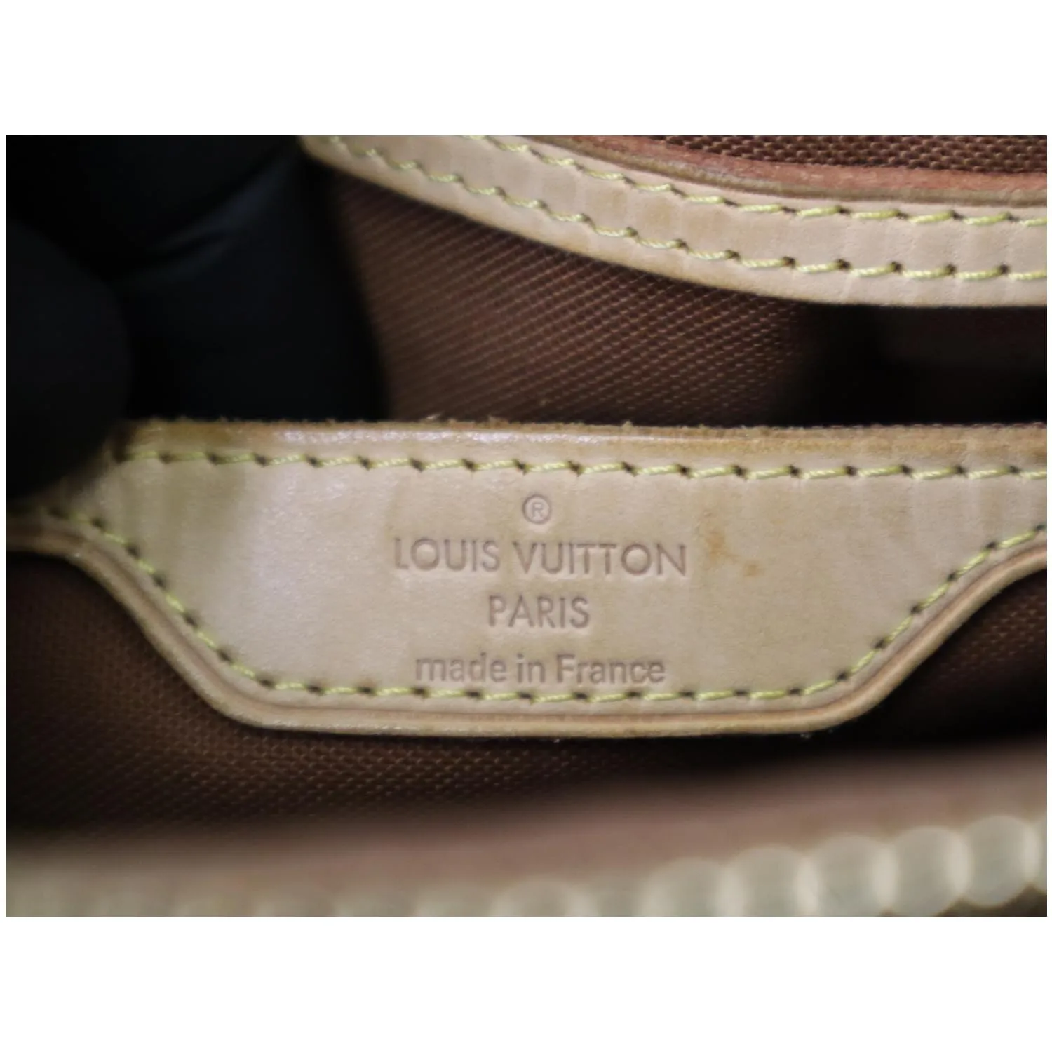 LOUIS VUITTON Palermo GM Monogram Canvas Tote Shoulder Bag Brown