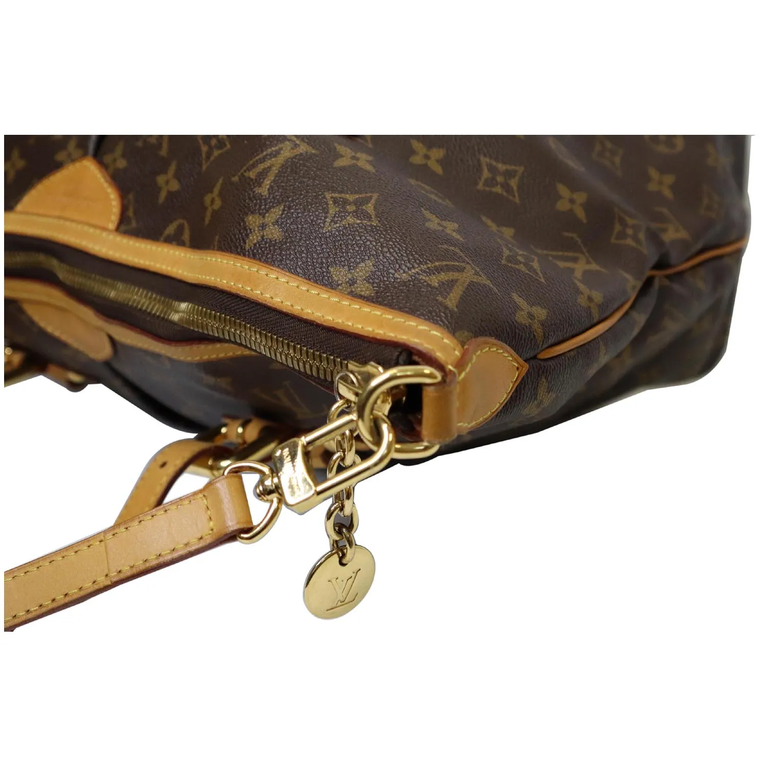 LOUIS VUITTON Palermo GM Monogram Canvas Tote Shoulder Bag Brown