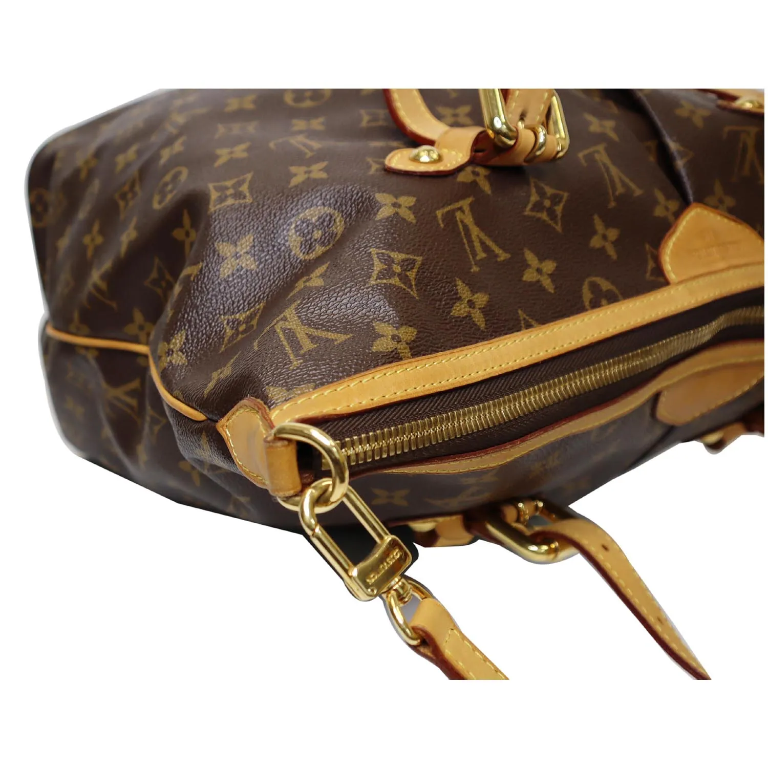 LOUIS VUITTON Palermo GM Monogram Canvas Tote Shoulder Bag Brown