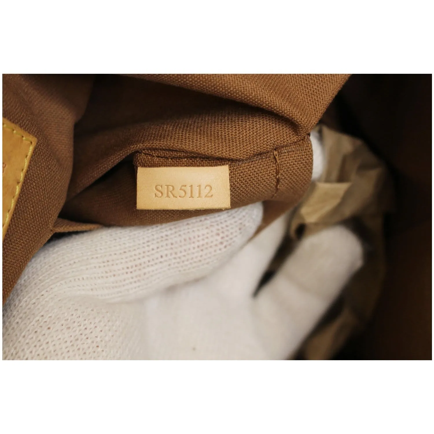 LOUIS VUITTON Palermo PM Monogram Canvas Shoulder Bag Brown