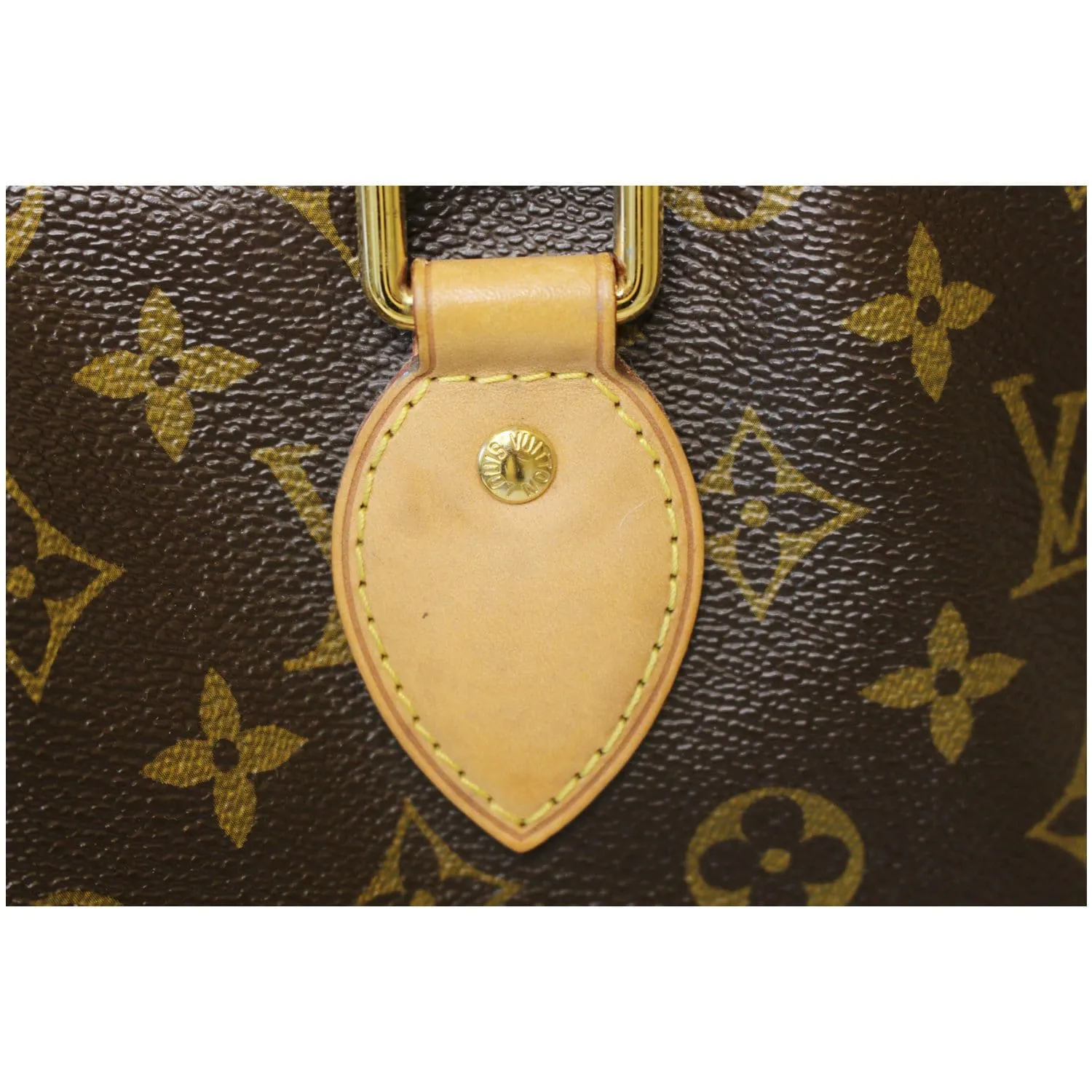 LOUIS VUITTON Palermo PM Monogram Canvas Shoulder Bag Brown
