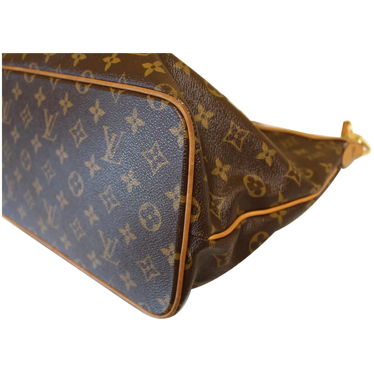 LOUIS VUITTON Palermo PM Monogram Canvas Shoulder Bag Brown