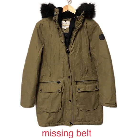 Lucky Brand Hooded Anorak Coat