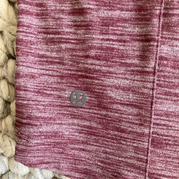 Lululemon heathered plum skirt with wrap detail
