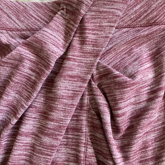 Lululemon heathered plum skirt with wrap detail