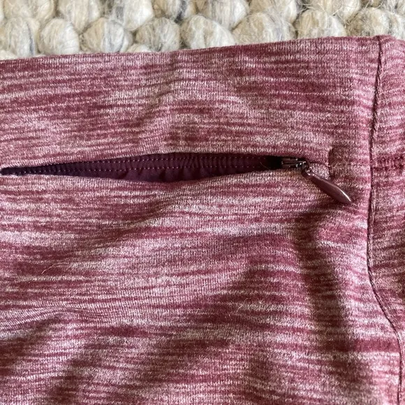 Lululemon heathered plum skirt with wrap detail
