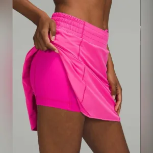Lululemon Hotty Hot High Rise Skort In Sonic Pink Size 2