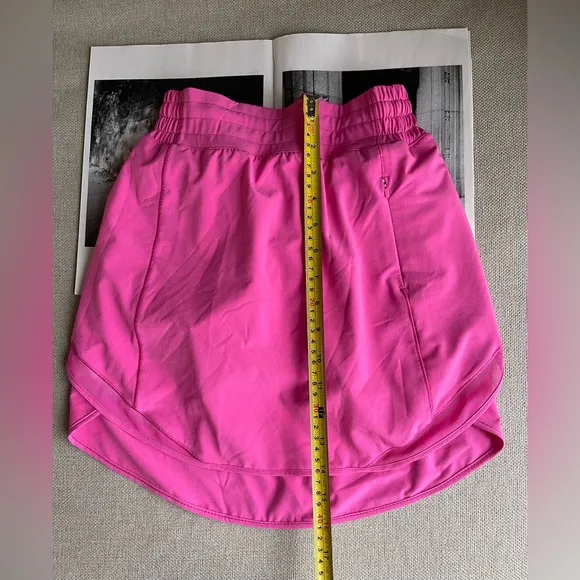 Lululemon Hotty Hot High Rise Skort In Sonic Pink Size 2