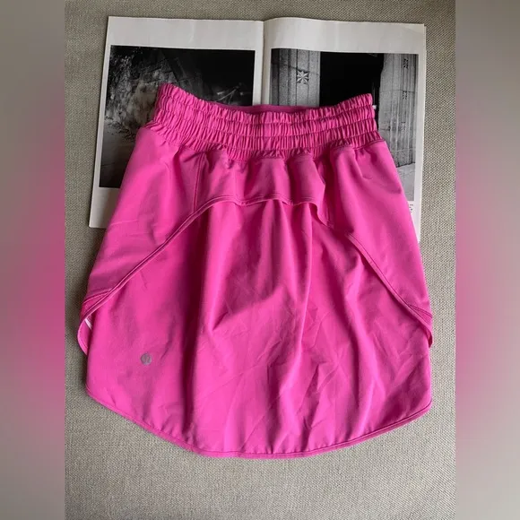 Lululemon Hotty Hot High Rise Skort In Sonic Pink Size 2