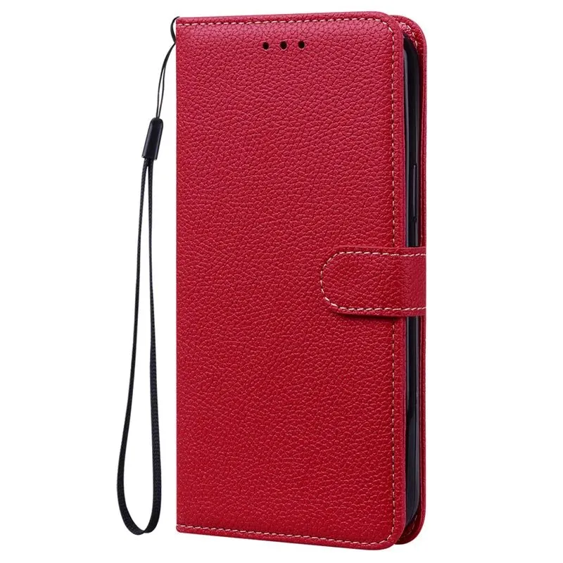 Lychee Leather Wallet iPhone Case
