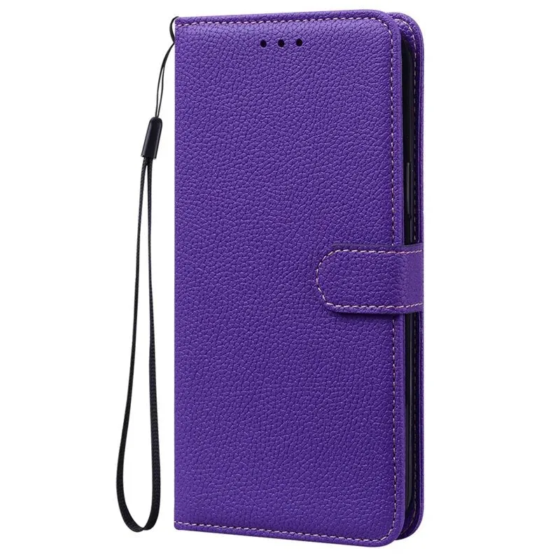 Lychee Leather Wallet iPhone Case