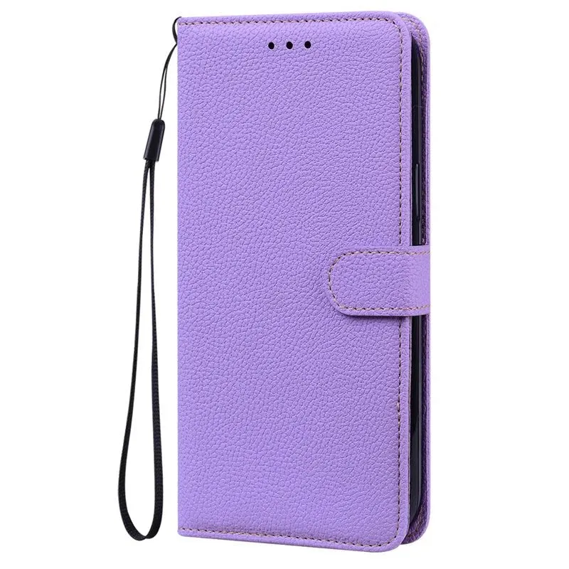 Lychee Leather Wallet iPhone Case