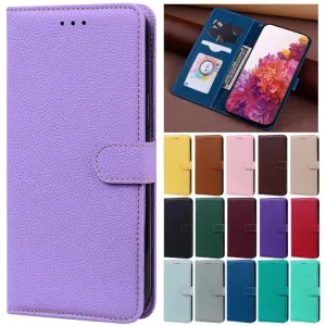 Lychee Leather Wallet iPhone Case