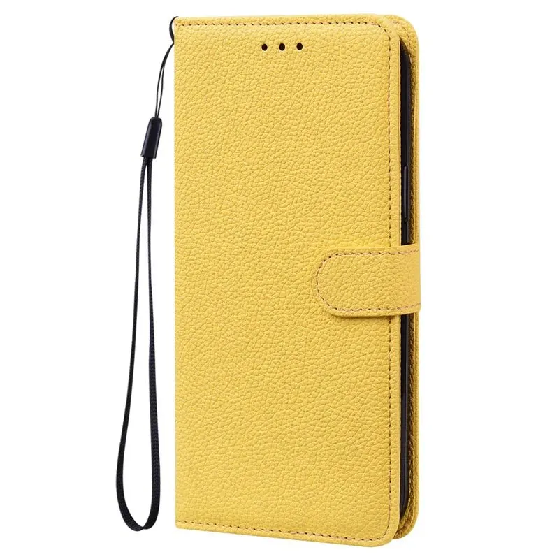 Lychee Leather Wallet iPhone Case