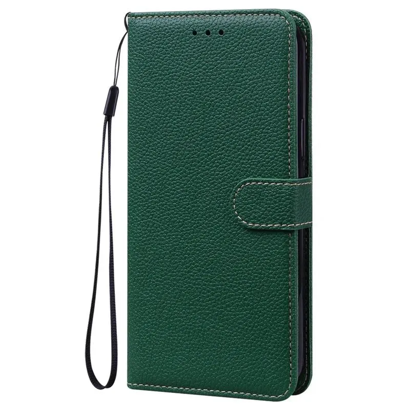 Lychee Leather Wallet iPhone Case