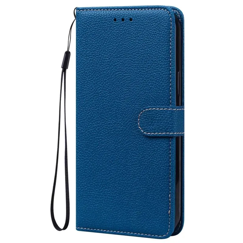 Lychee Leather Wallet iPhone Case