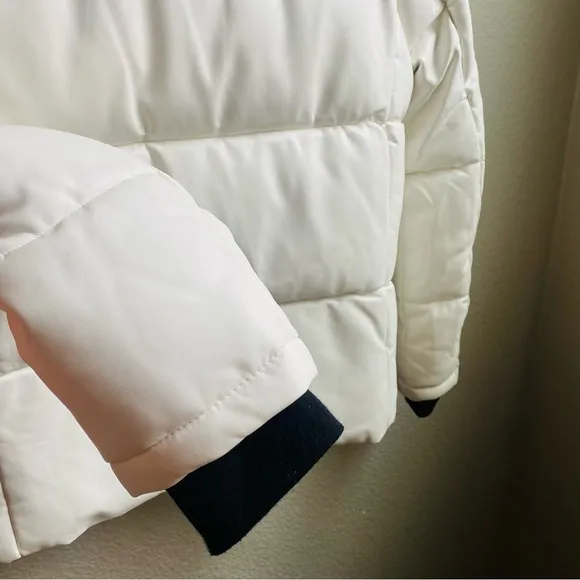 Marc New York white full zip puffer jacket