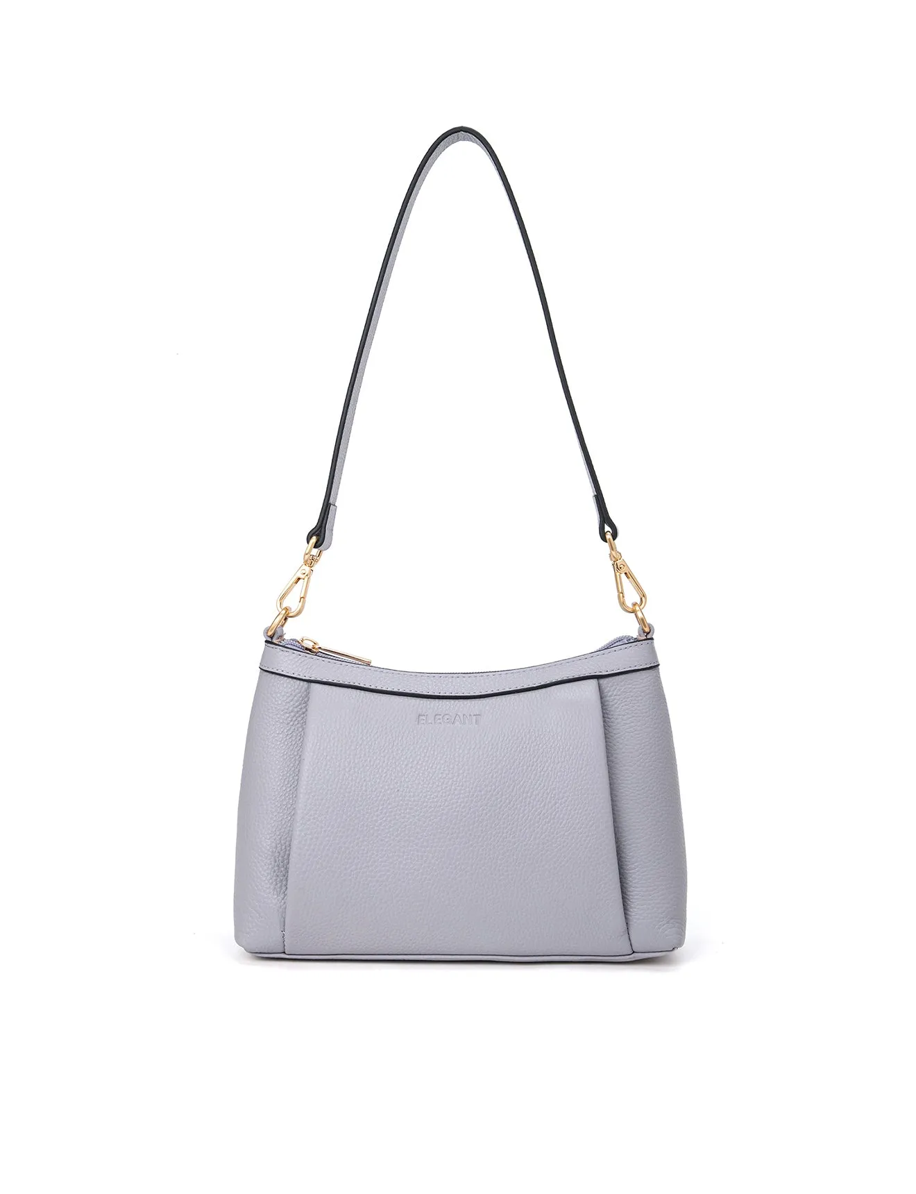 MARCIA LEATHER XBODY BAG- BLACK- E1-0830-CORNFLOWER-SALE