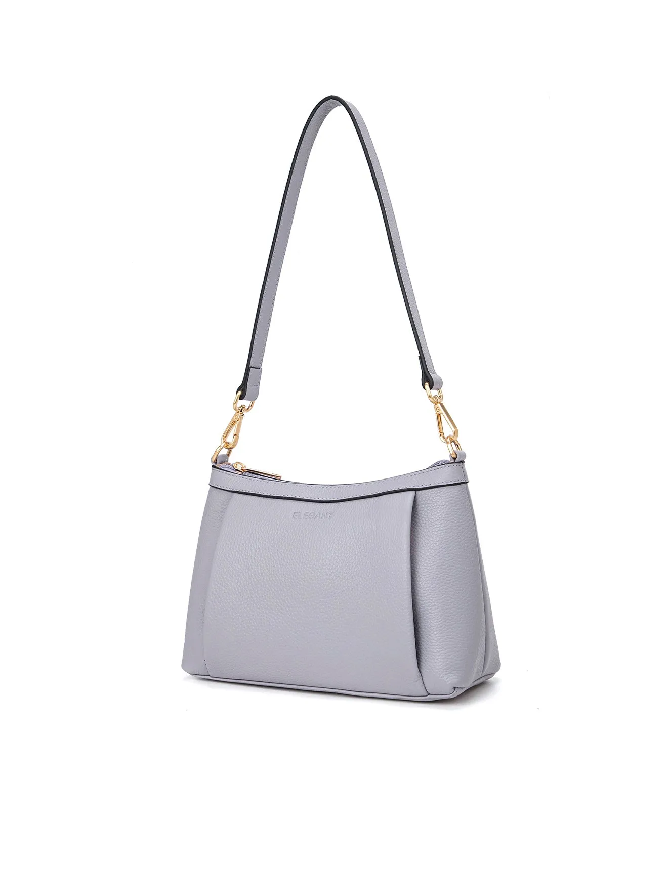 MARCIA LEATHER XBODY BAG- BLACK- E1-0830-CORNFLOWER-SALE