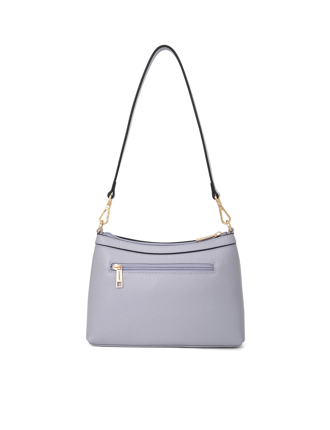 MARCIA LEATHER XBODY BAG- BLACK- E1-0830-CORNFLOWER-SALE