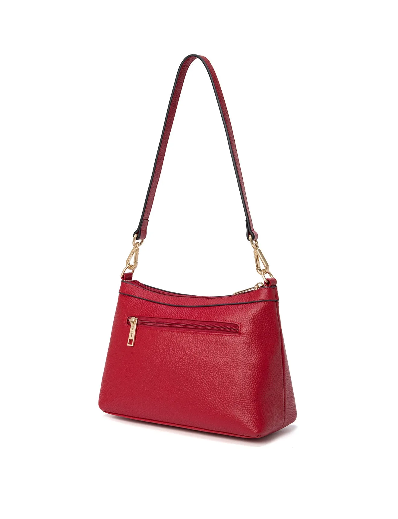 MARCIA LEATHER XBODY BAG- BLACK-E1-0830-FIRE-SALE