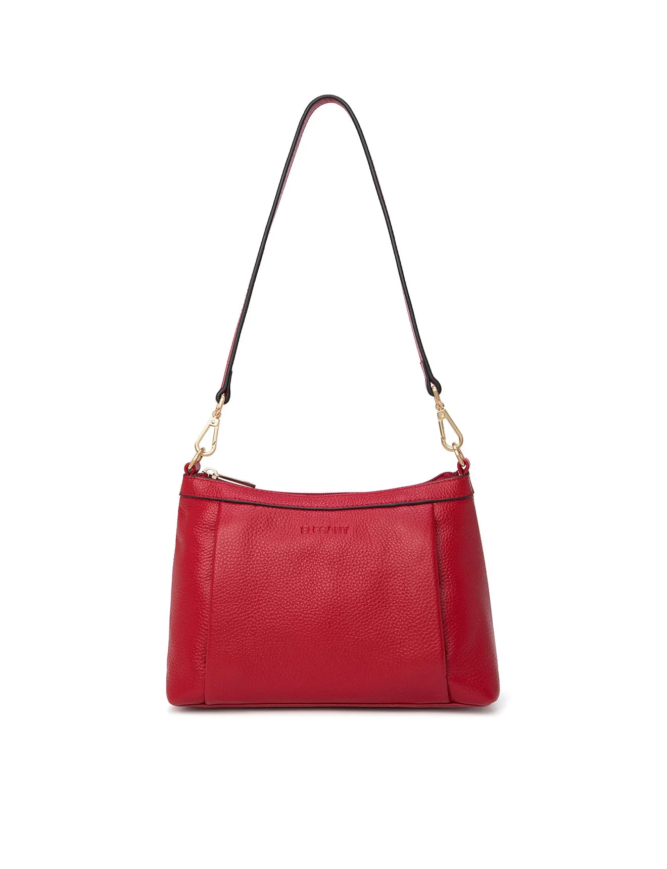 MARCIA LEATHER XBODY BAG- BLACK-E1-0830-FIRE-SALE